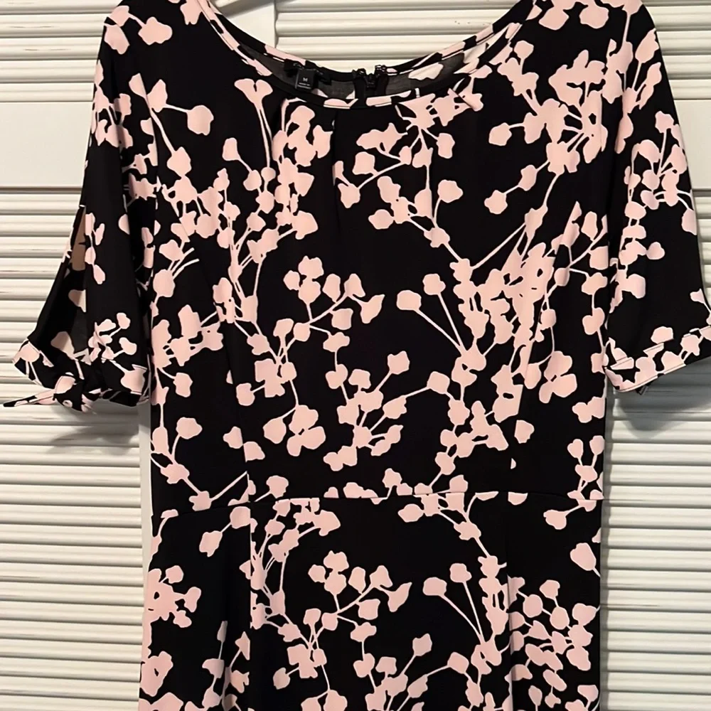TALBOTS Floral Tie Sleeve Dress - Picture 3 of 8